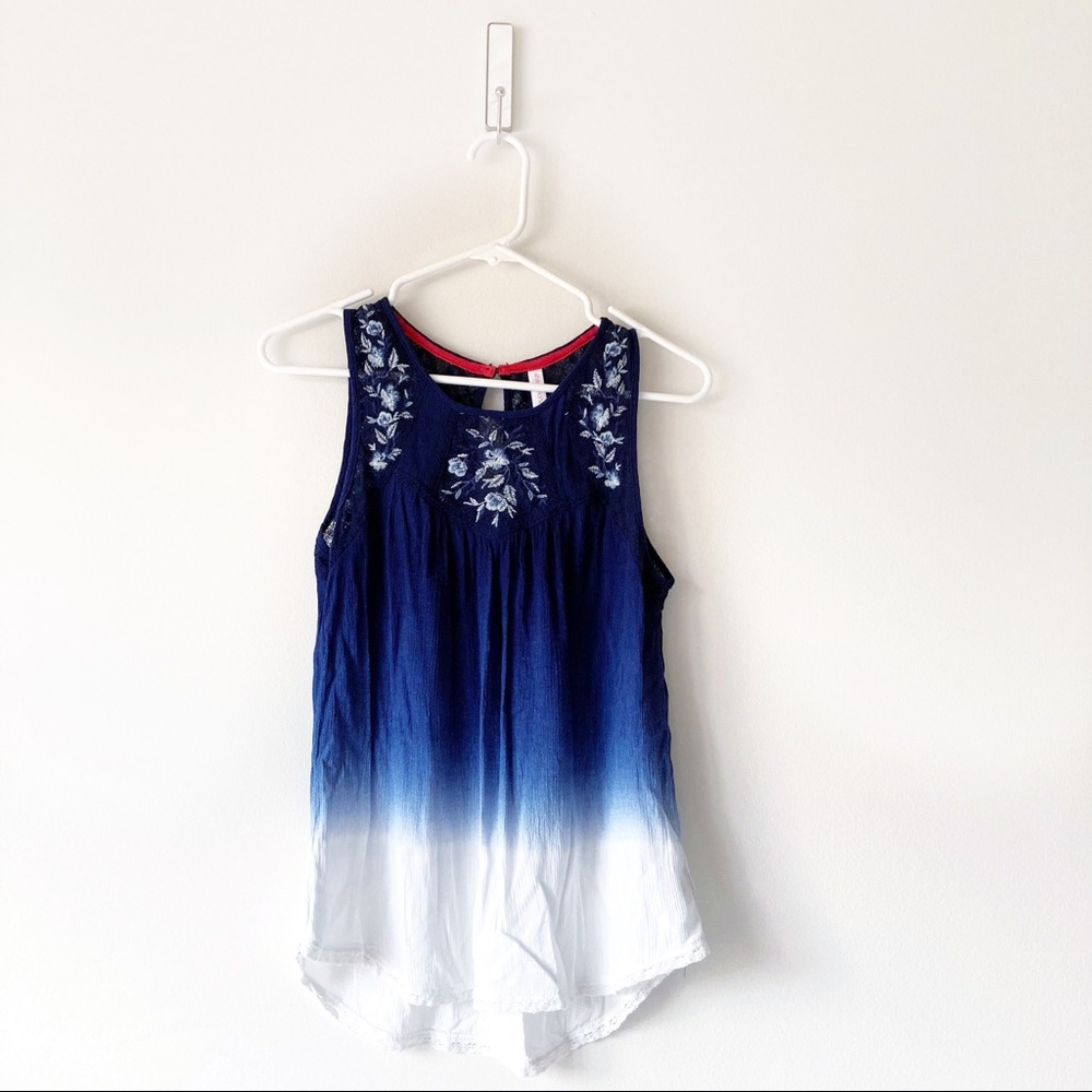 Target Xhilaration Ombré Tie Dye top